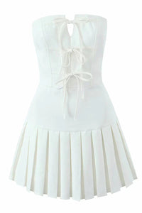 NEXT DAY DELIVERY AVA Strapless Mini Ribbon Boydcon Dress