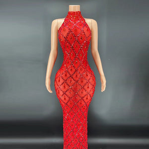 DANIELA Crystals Maxi Dress