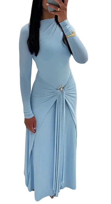 ADA Long Sleeve Maxi Bodycon Dress