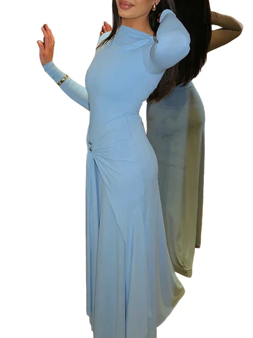 ADA Long Sleeve Maxi Bodycon Dress
