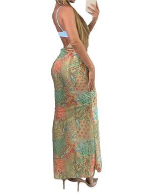 ALLEGRIA Cut Out Summer Bodycon Dress