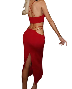 ANAEL Sexy Cut Out Bandage Dress