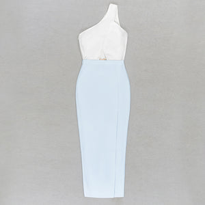 ANDROS Bicolor Bandage Dress