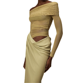 NEXT DAY DELIVERY ANTONIA Mesh Cut Out Bodycon Dress