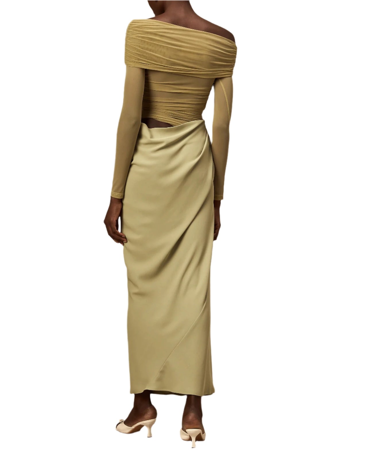 NEXT DAY DELIVERY ANTONIA Mesh Cut Out Bodycon Dress