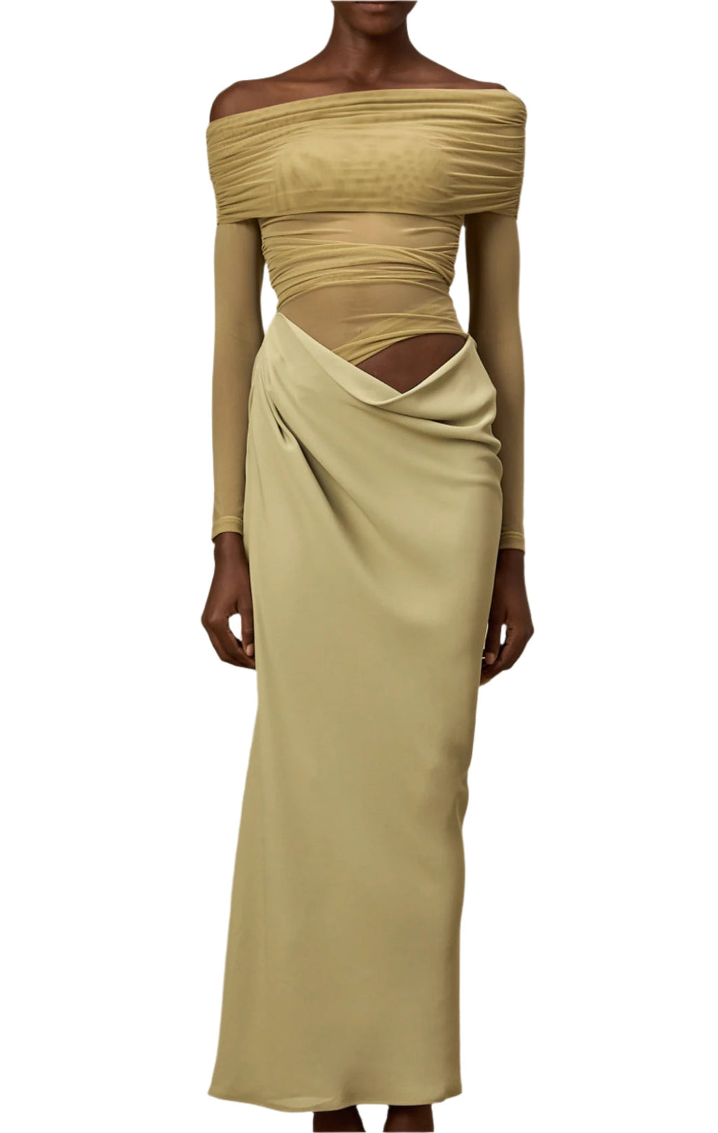 NEXT DAY DELIVERY ANTONIA Mesh Cut Out Bodycon Dress