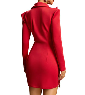 ASA Sexy Crystals Blazer Bodycon Dress