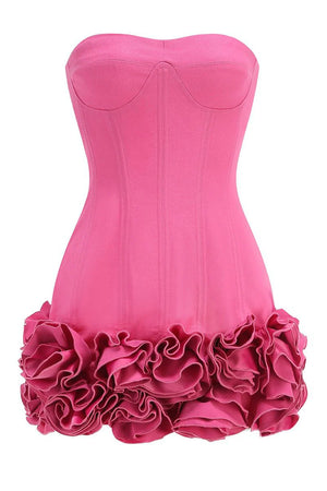 ASHIMA Corset Flowers Mini Bodycon Dress PinkApple Dresses ASHIMA Corset Flowers Mini Bodycon Dress PinkApple Dresses