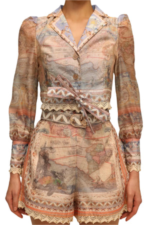 BATIA Long Sleeve Top and Short Set