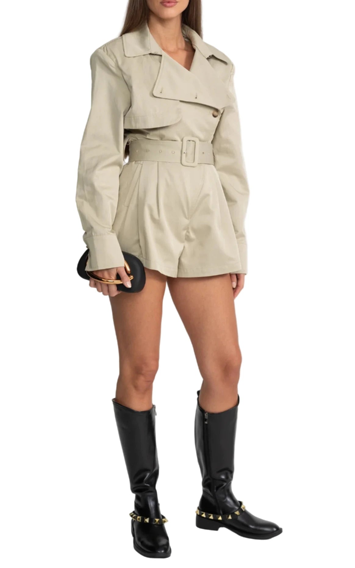 BRUNA Jacket Short Bodycon Jumpsuit