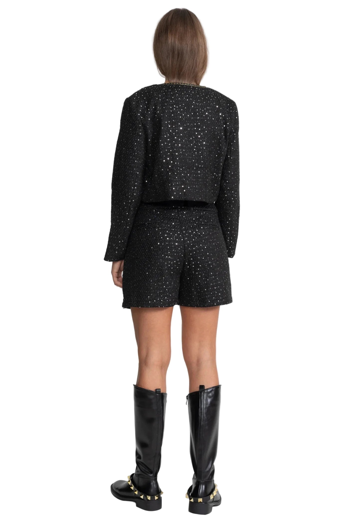 CAMILLE EMBELLISHED 3 PIECES BODYCON SET