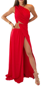 CANDIDA Cut Out Sexy Maxi Bodycon Dress