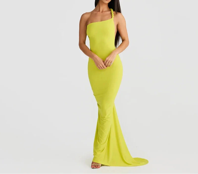 CHIKA Sexy Blackless Maxi Dress