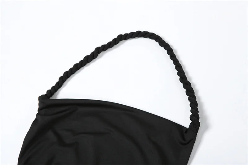 CHIKA Sexy Blackless Maxi Dress