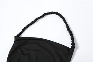 CHIKA Sexy Blackless Maxi Dress