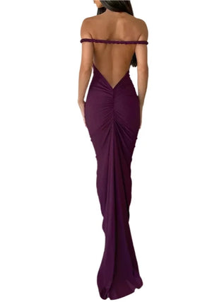 CHIKA Sexy Blackless Maxi Dress