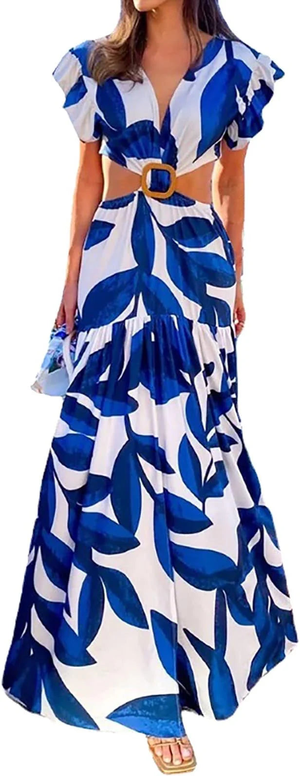 NEXT DAY DELIVERY CLEOPATRA Cut Out Flower Bodycon Dress