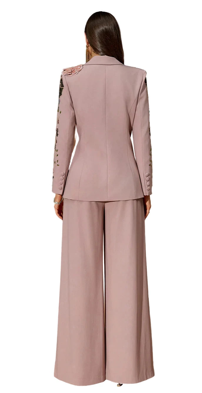 DALIA Sequins Embroidered Bodycon Suit