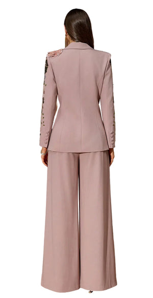 DALIA Sequins Embroidered Bodycon Suit