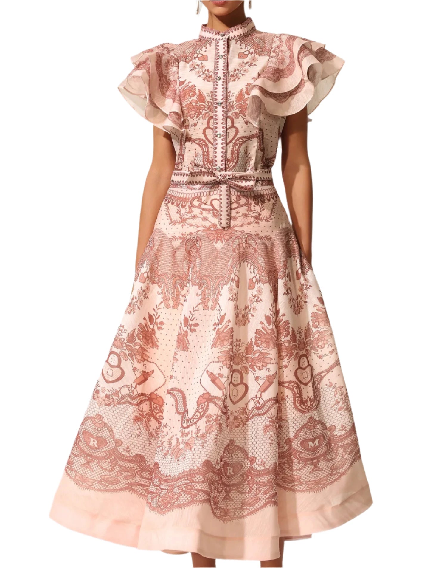 DARIA Floral Maxi Bodycon Set