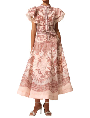 DARIA Floral Maxi Bodycon Set