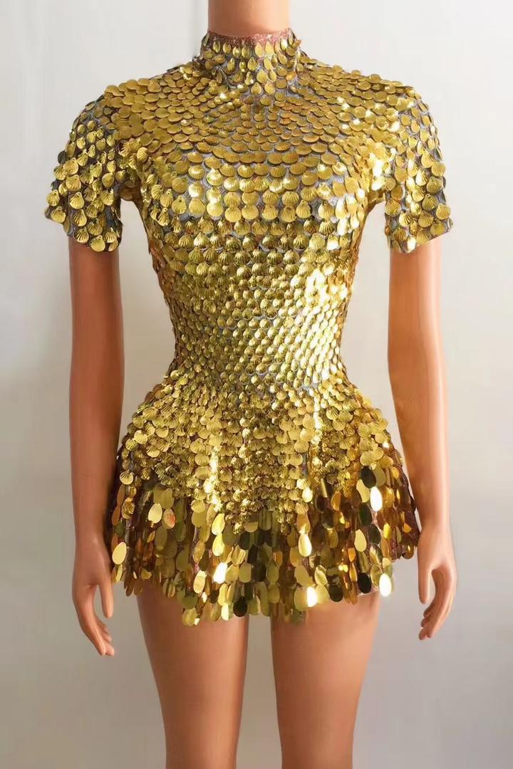 DAWA Sequins Mini Bodycon Dress