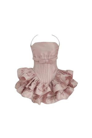 DENISA Corset Mini Bodycon Dress