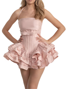 DENISA Corset Mini Bodycon Dress