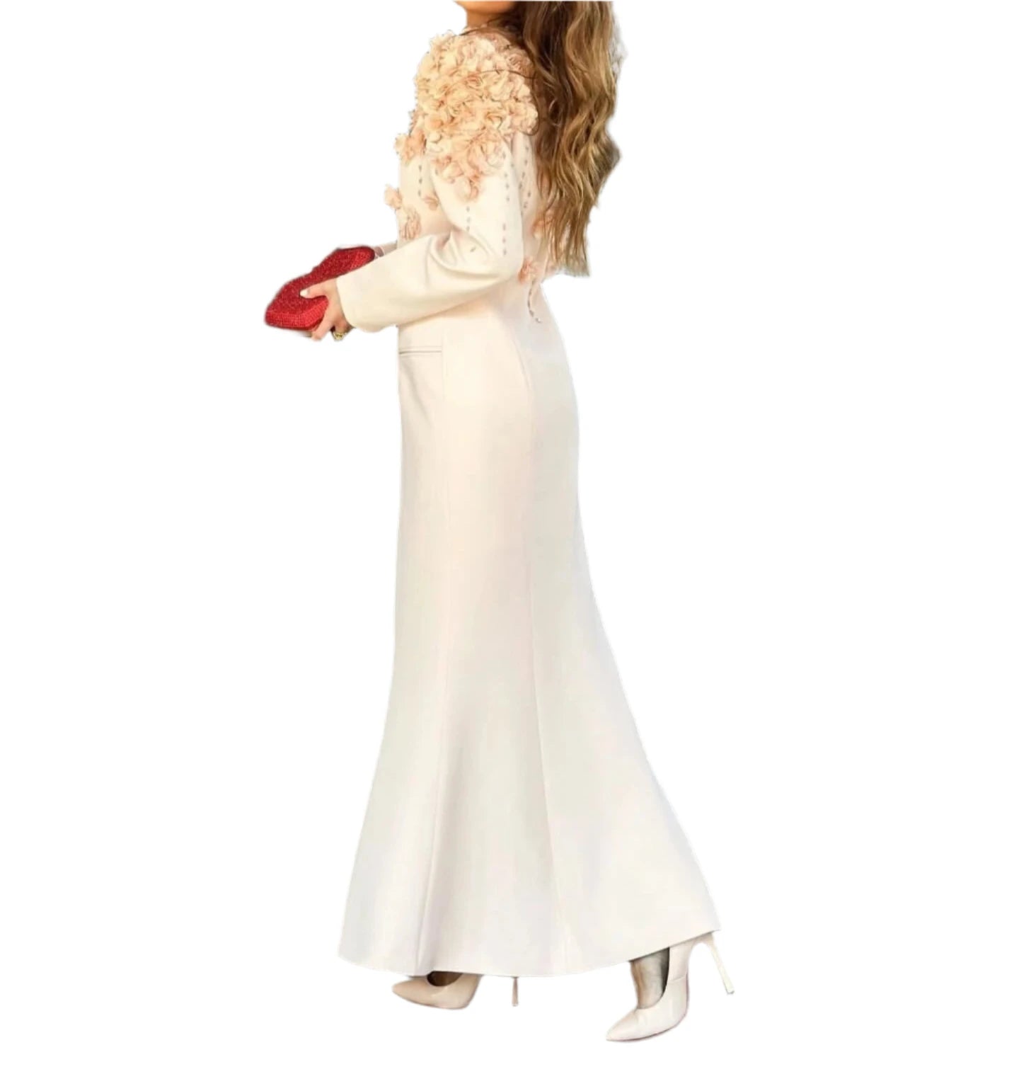 Dori Flowers Blazer Maxi Dress S Dori Flowers Blazer Maxi Dress S