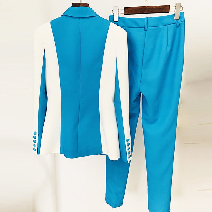 DUNIA Bicolor Bodycon Suit
