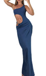ERIKA One Shoulder Cut Out Maxi Dress