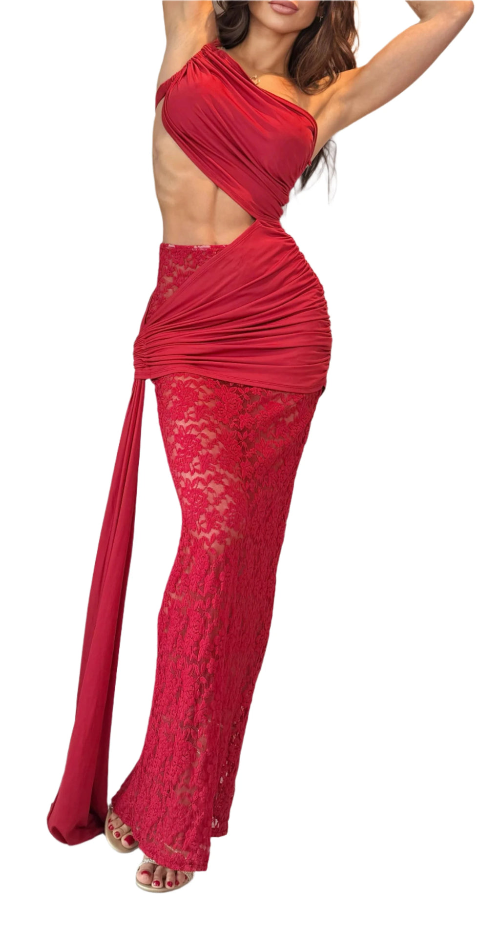FILIPPA Cut Out Convertible Maxi Dress
