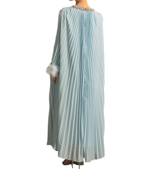 HIRA Feathers Maxi Dress