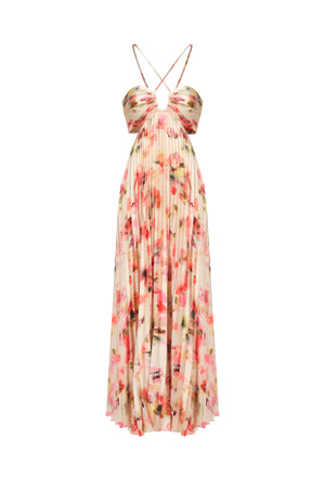VENUS Cut Out Flowers Maxi Dress