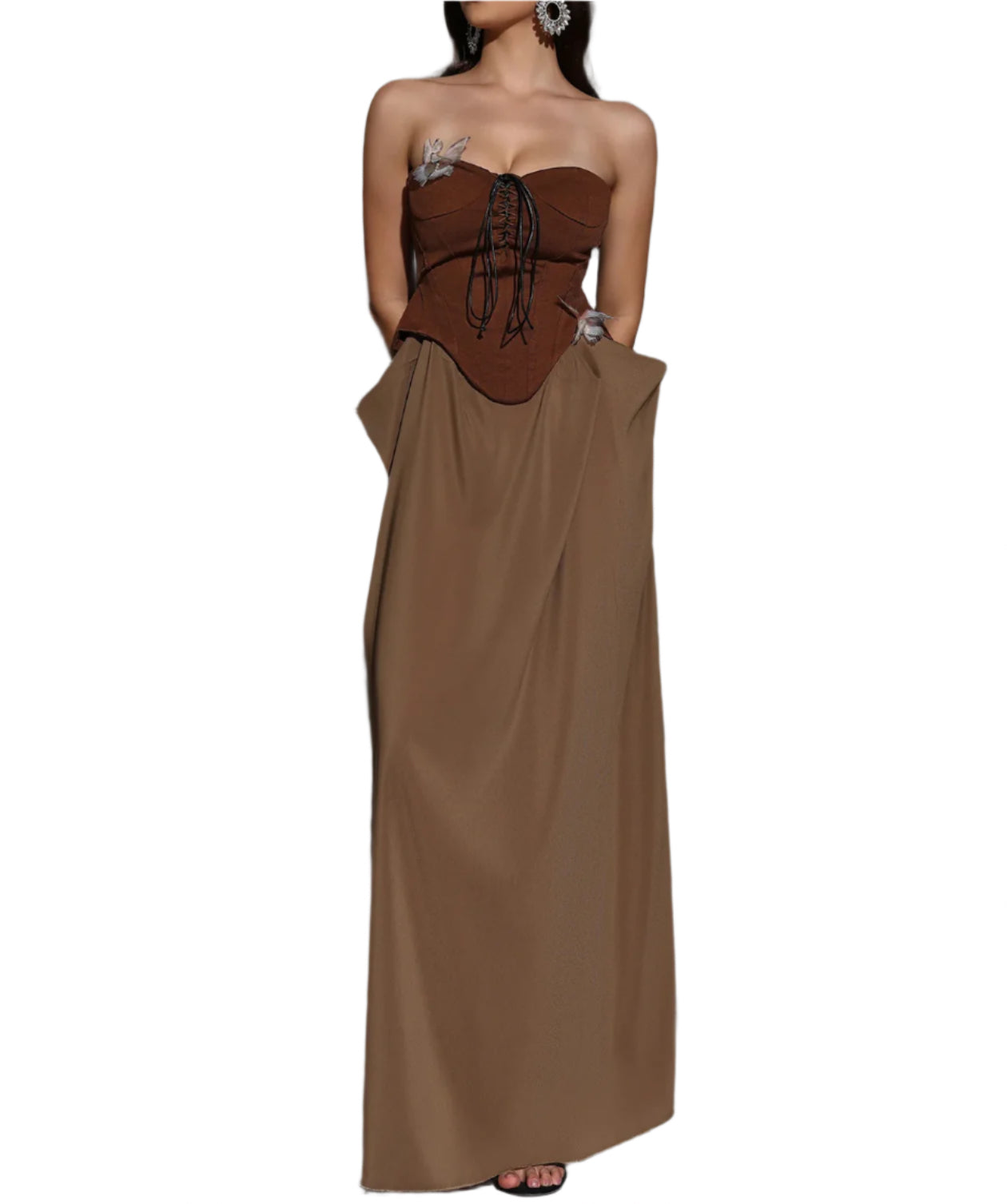 DORIAN Corset Maxi Set