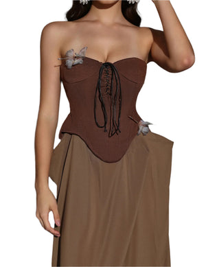 DORIAN Corset Maxi Set