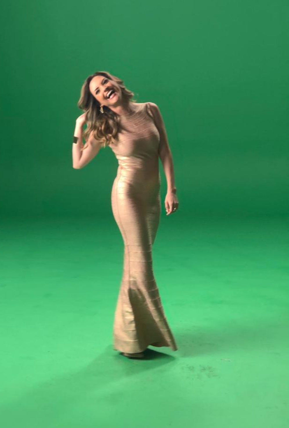 NEXT DAY DELIVERY GOLD Maxi Dress