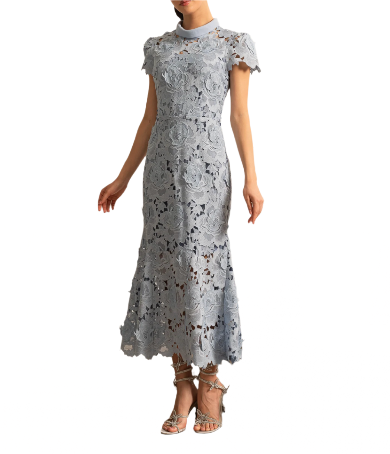 IKIA Lace Midi Bodycon Dress