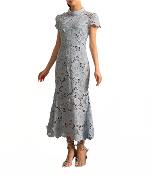IKIA Lace Midi Bodycon Dress