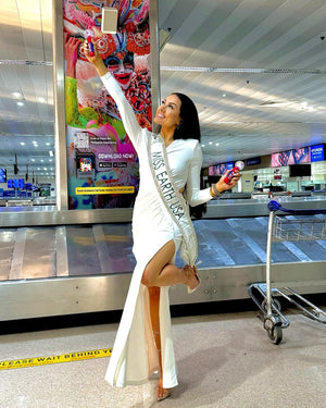 sexy white maxi dress NEXT DAY DELIVERY White Long Sleeve Sexy Maxi Dress