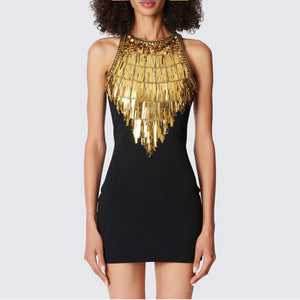 NEXT DAY DELIVERY ALIDA Crystals Bandage Dress