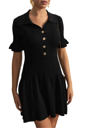 KATY Knit Flare Bodycon Dress