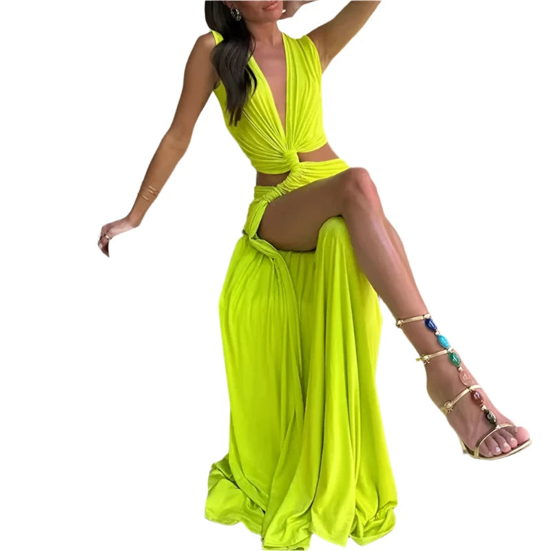 LE Asymmetric Sexy Bodycon Dress