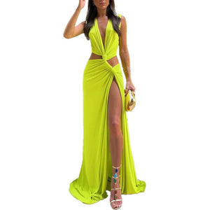 LE Asymmetric Sexy Bodycon Dress