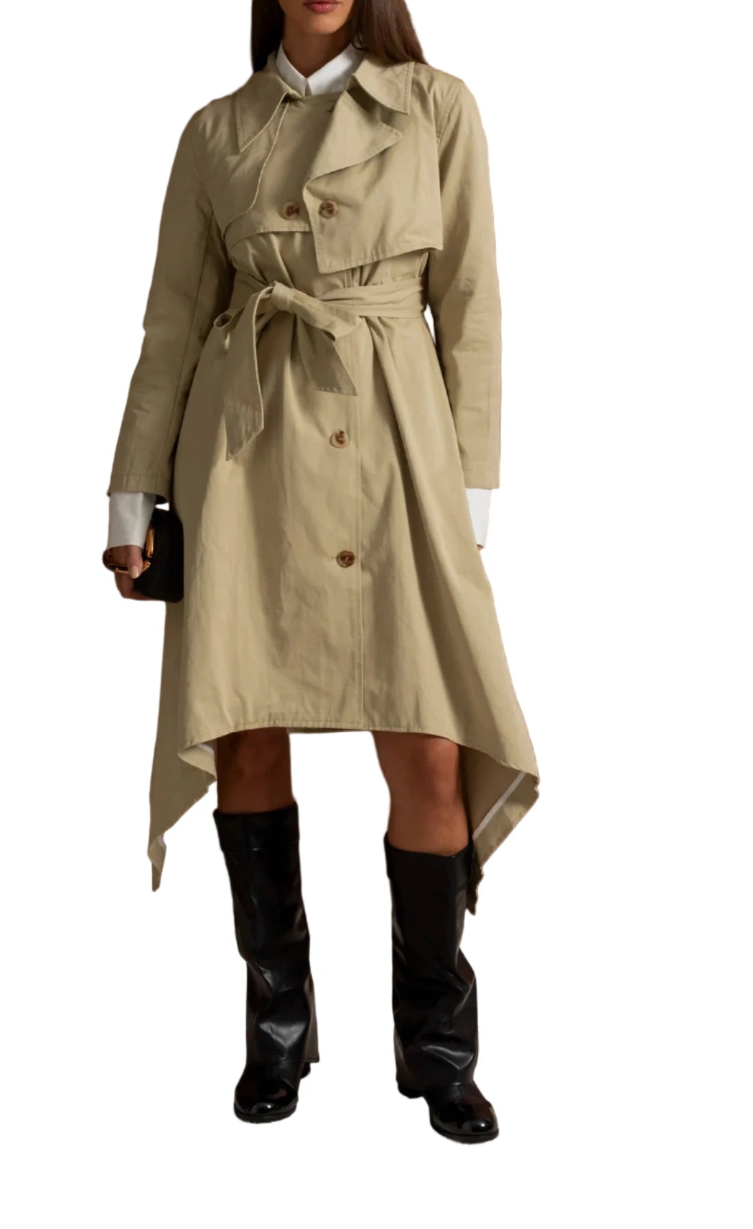 MARA Asymmetric Trench Coat
