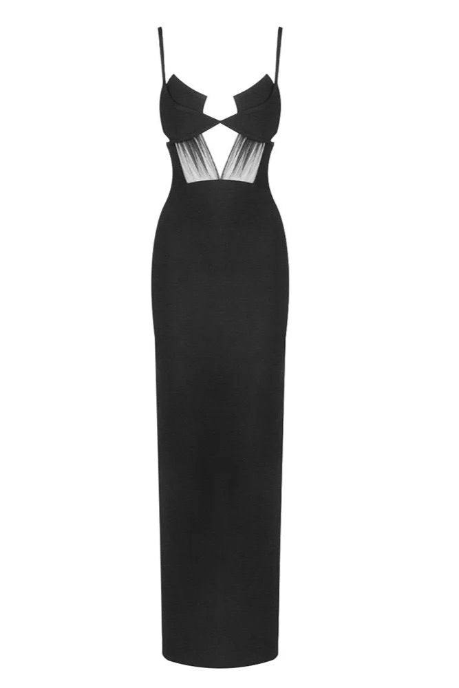 MELODIA Cut Out Bandage Maxi Dress