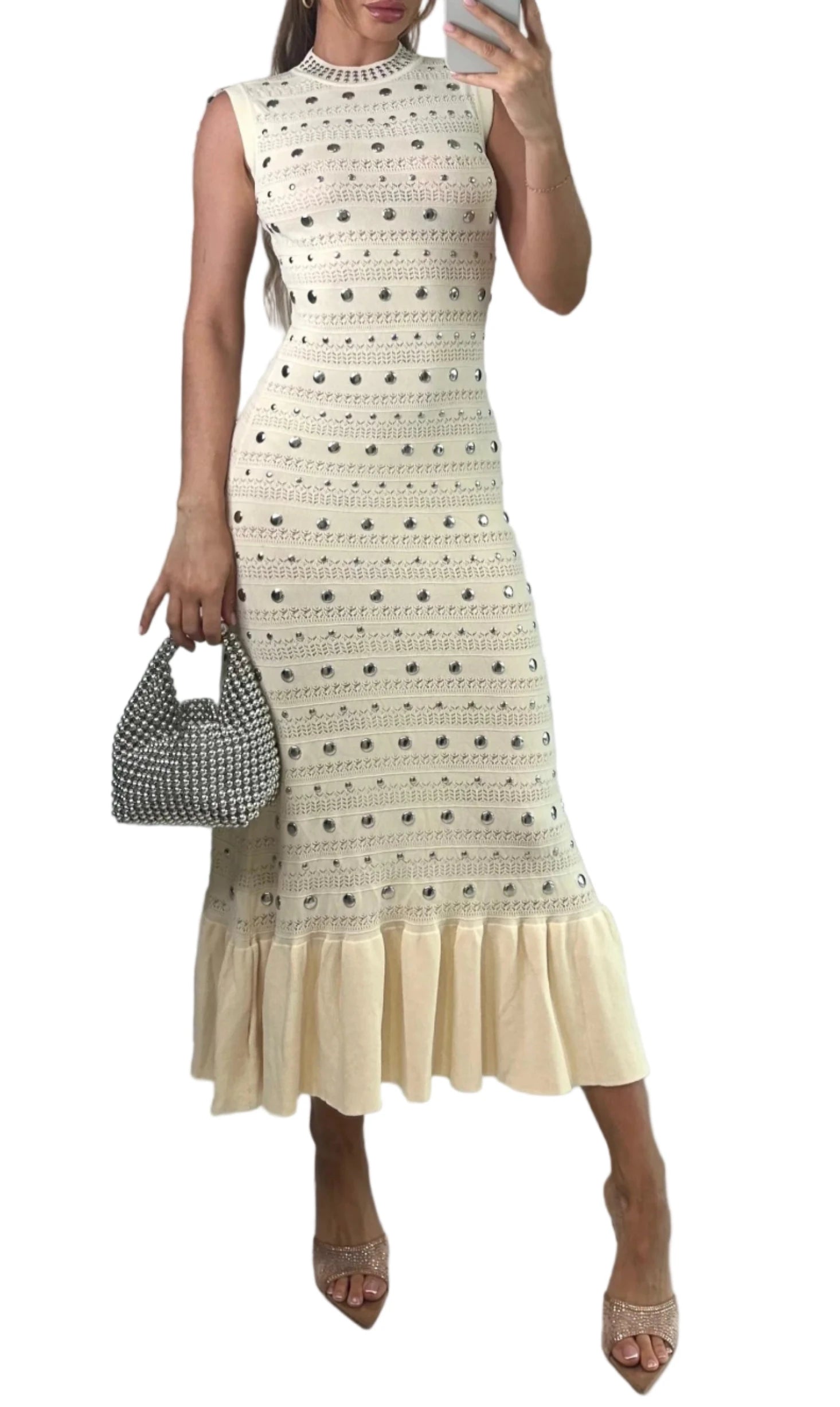 MILENA Knit Maxi Bodycon Dress