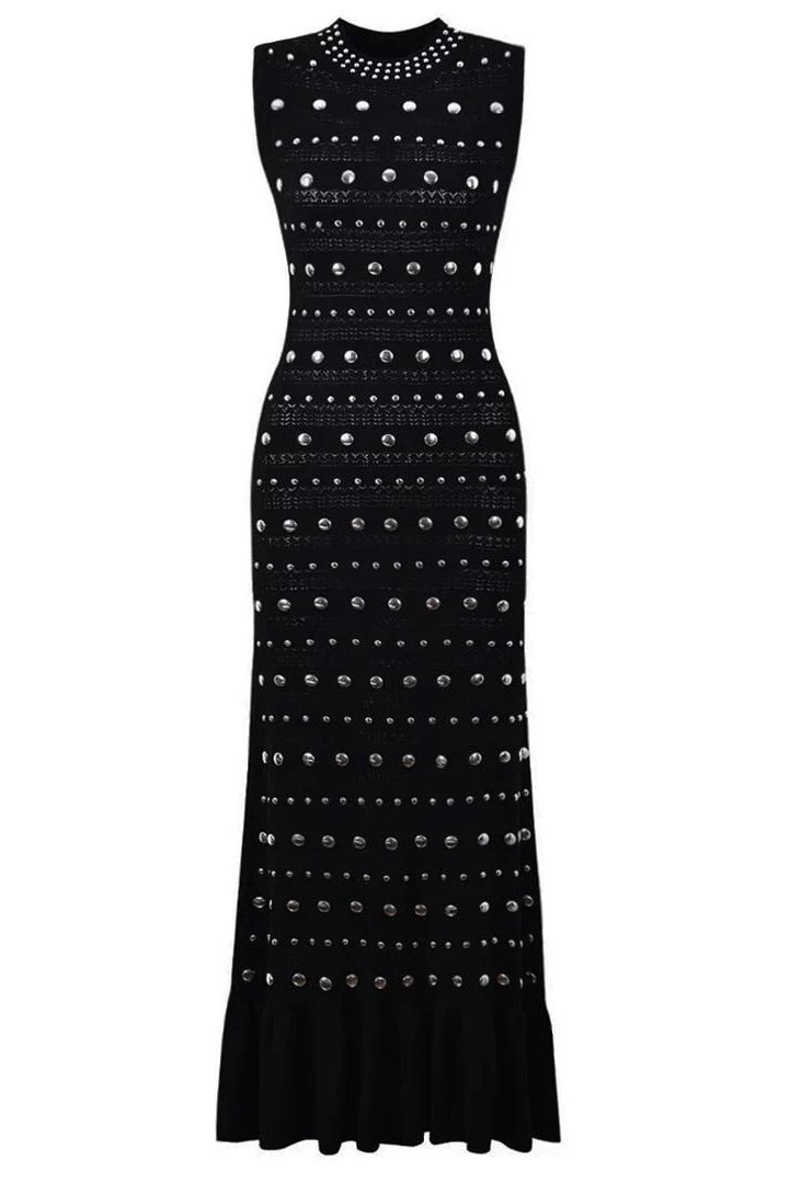 MILENA Knit Maxi Bodycon Dress
