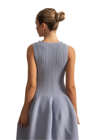 MURA Knit Crystals Midi Bodycon Dress