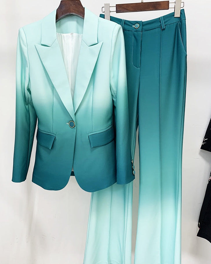 SABINE Bicolor Bodycon Suit